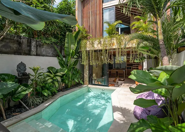 Villa Naoki - 1br Architectural Gem Next To The In Canggu