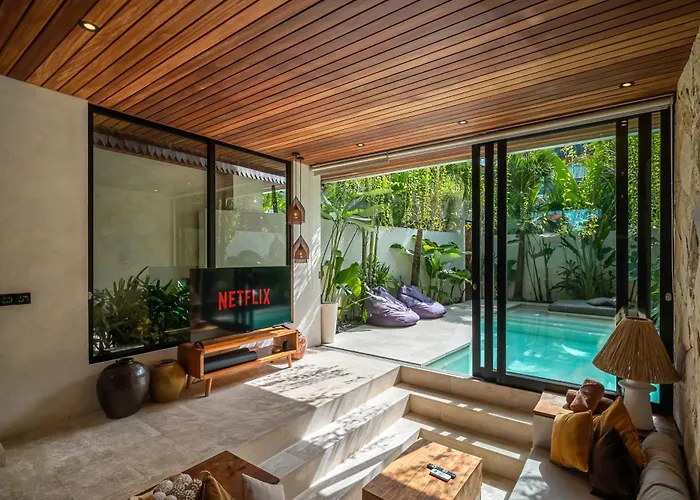 Naoki - 1br Architectural Gem Next To The In * Canggu